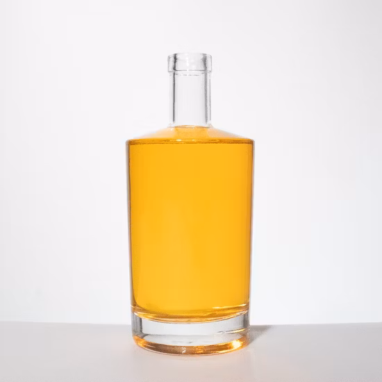 Botella de vidrio de vodka de súper lujo vacía, curva de gama alta, torcedura curva, whisky, ginebra, ron, alcohol, alcohol, jugo, botella de licor, 500 ml, 750 ml, botella de vidrio de whisky de vodka